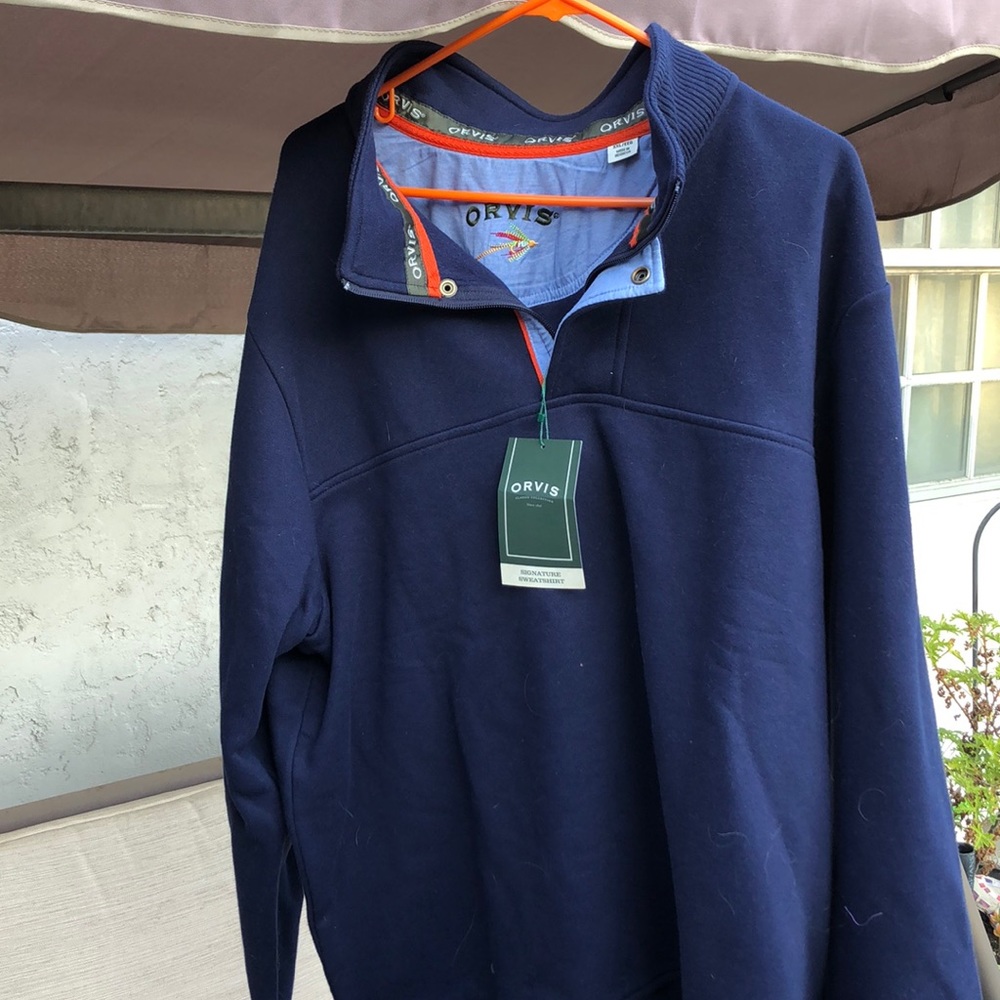 Orvis signature sweatshirt (Deep Navy)